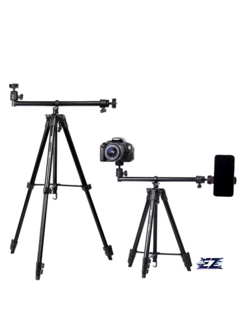 2-in-1 Overhead and Vlogging Tripod for Professional Content Creation