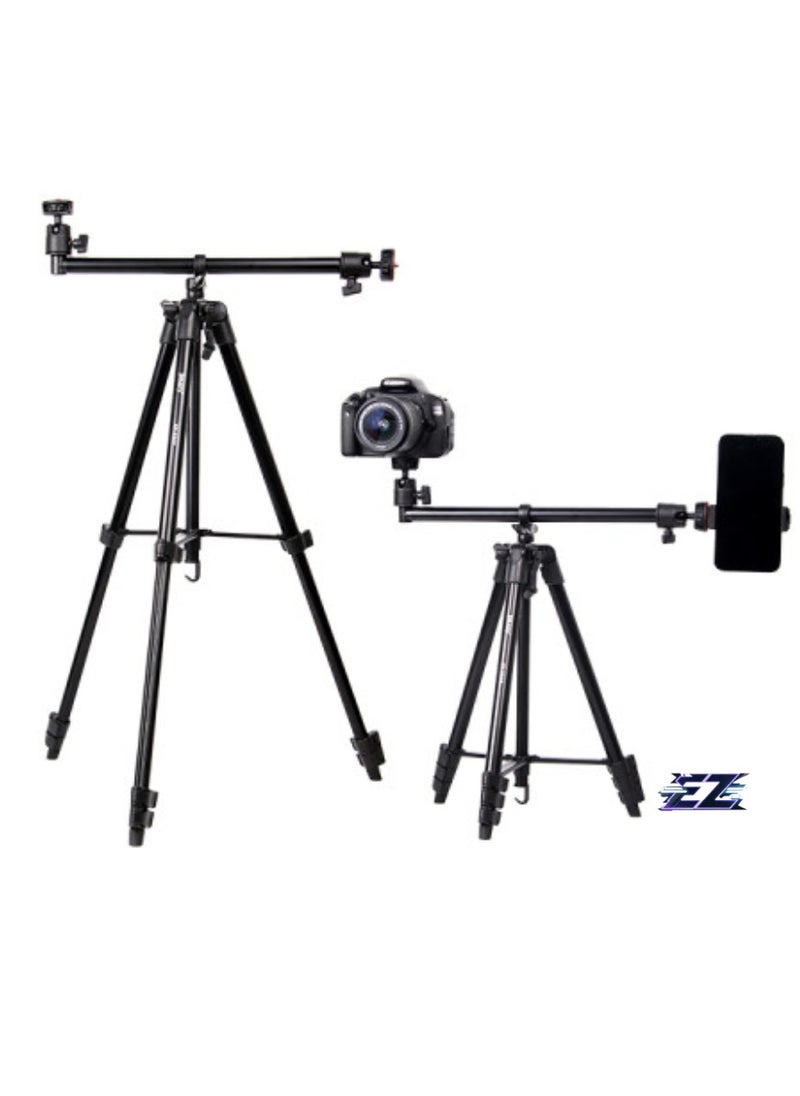 2-in-1 Overhead and Vlogging Tripod for Professional Content Creation