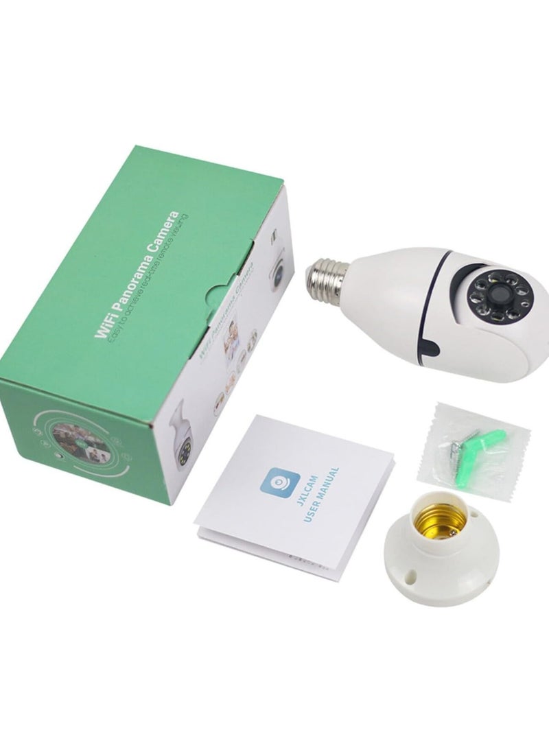 WiFi Panorama Camera u0026 Wireless WIFI Outdoor CCTV Monitor Smart Home Security, Easy To View Install, Your Ultimate Home Sentinel Wireless Light Bulb Monitor Camera 1080P 2MP WiFi Smart Camera Ni