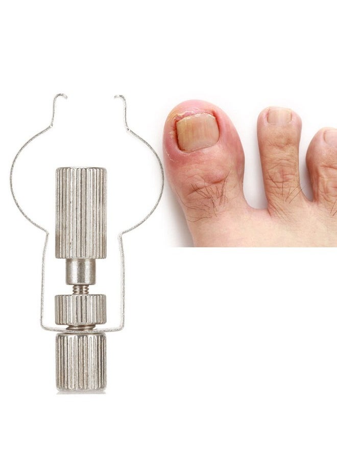 Toenail Lifter,Anggrek Stainless Steel Professional Foot Care Tool Toenail Clamp Ingrown Toenail Correction Lifter Stainless Steel Ingrown Toenail Lifter For Paronychia (Silver)