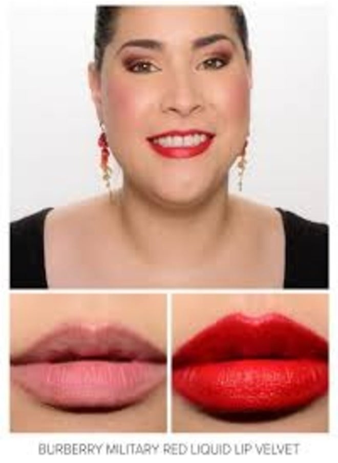 Burberry Lip Velvet Long Lasting Matte Lip Colour NO 109 MILITARY RED 3.5 g