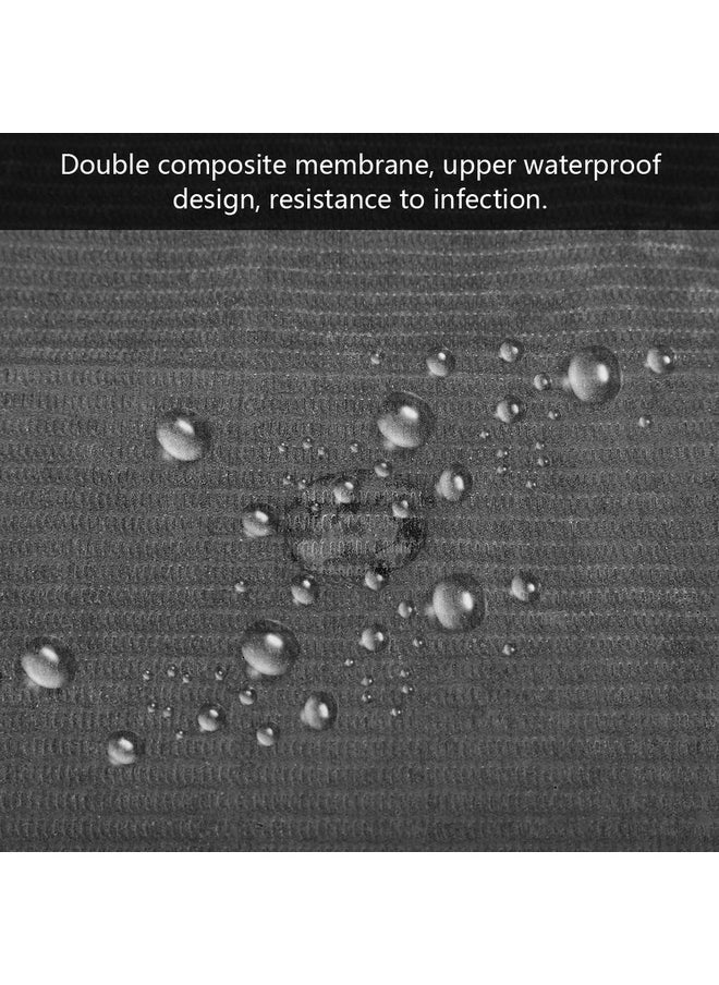 Table Mats 125Pcs Disposable Black Pad Piercing Waterproof Patient Bibs 45 * 33Cm