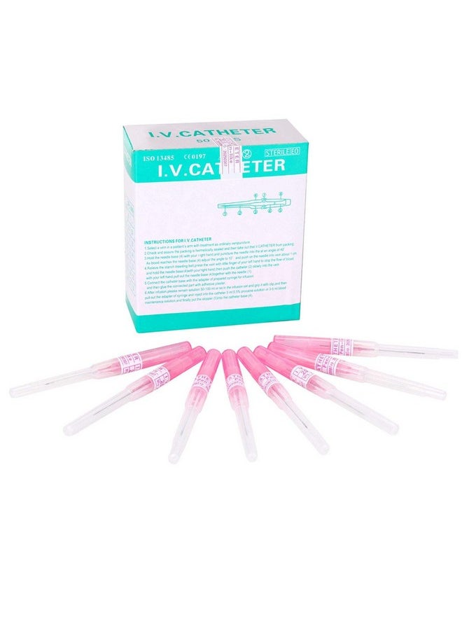 Piercing Needles,Box Of 50Pcs 20G Iv Catheter Needles Kit Piercing For Iv Start Kits,Ear Nose Piercing Needles Supply(20G)