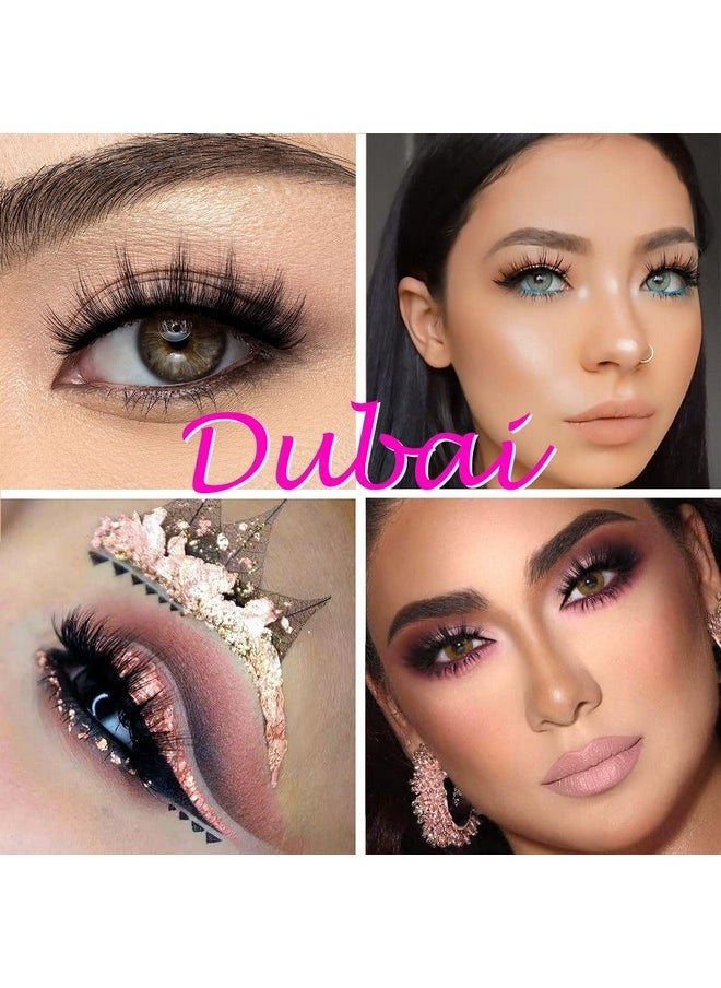 Lashes Wispy Luxury False Eyelashes Wispies Natural 3D Mink Eyelashes Faux Mink Lashes Fluffy Cat Eye Lashes Pack Professional Fake Eye Lashes Natural Look Reusable Strip Lashes 15 Pairs Dubai