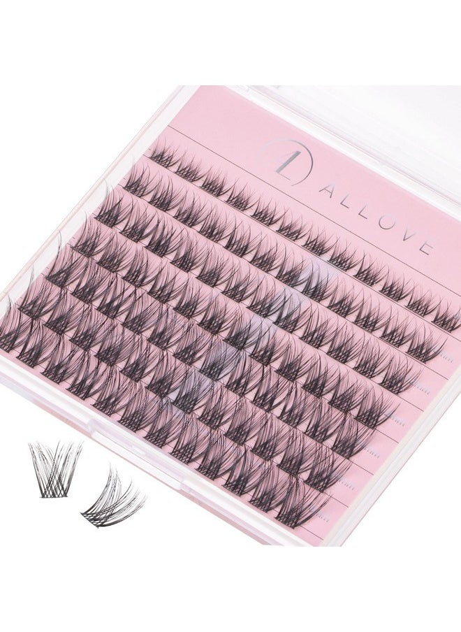 Lash Clusters Individual Lashes D Curl 14Mm Natural Soft Eyelash Cluster Lashes Diy Lash Extensions For Self-Application Diy At Home-Mini 5