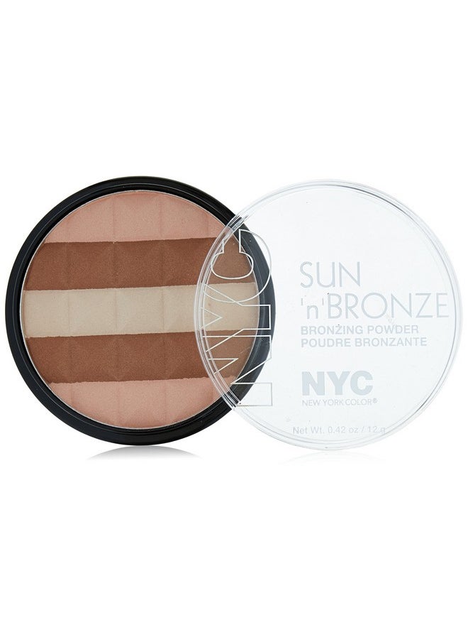 N.Y.C. New York Color Sun 2 Sun Bronzing Powder Hamptons Radiance 0.42 Ounce