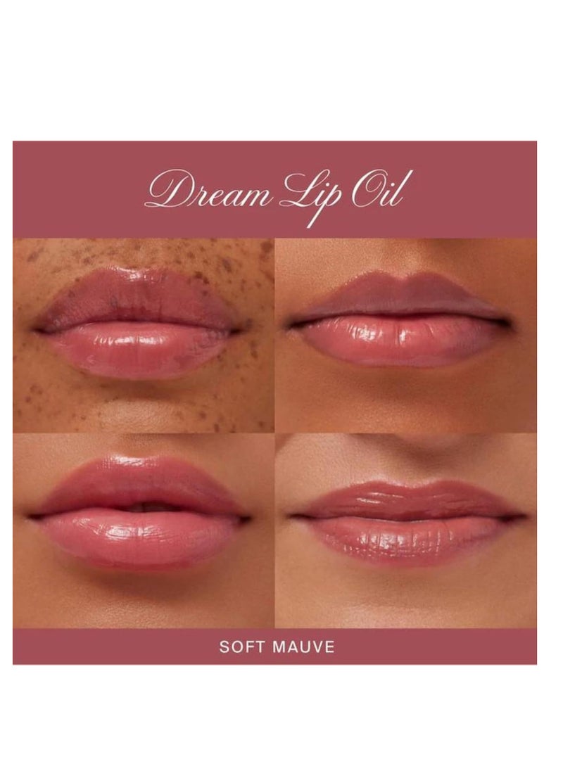 Dream Lip Oil for Moisturizing Sheer Coverage, High-Shine Tint, and Deep Hydration - Soft Mauve (4.5ml)