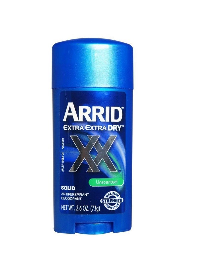 Xx Anti-Perspirant Deodorant Solid Unscented 2.6 Oz