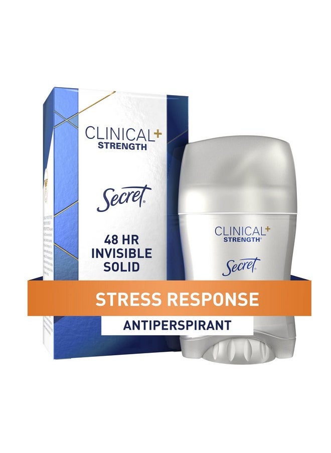 Clinical Strength Antiperspirant And Deodorant Clear Gel, Stress Response, 1.6 Oz. (Pack Of 4)