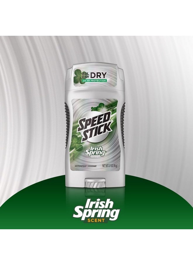 D Stick Irish Spring Antiperspirant Deodorant, Original, 2.7 Ounce (Pack Of 2)