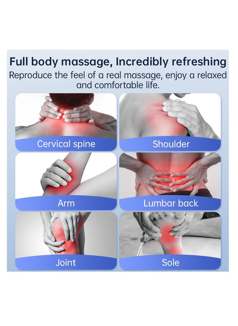 FD06 Massage CES Sleep Aid Smart Watch with ECG Bluetooth, Monitors Pressure Oxygen Heart Rate Sugar Lipids Uric Acid Body Temperature, Sleep Aid Electrode Therapy, Compatible with Android iOS, 1.43 Inches 360mAh IP67