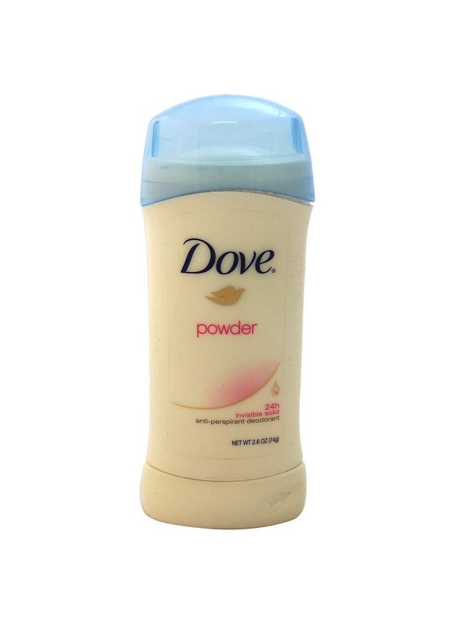 , Dove 24H Invisible Solid Powder Anti-Perspirant Deodorant, 2.6 Ounce