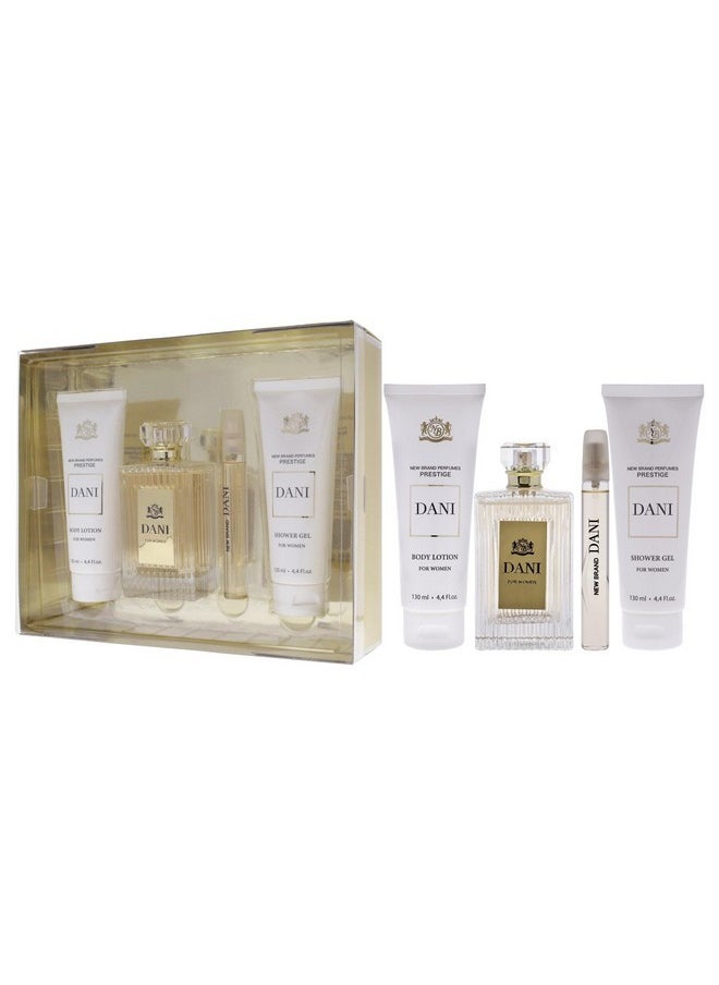 Dani By New Brand For Women - 4 Pc Gift Set 3.4Oz Edp Spray, 0.5Oz Edp Spray, 4.3Oz Shower Gel, 4.3Oz Body Lotion