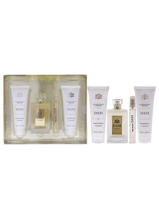 Dani By New Brand For Women - 4 Pc Gift Set 3.4Oz Edp Spray, 0.5Oz Edp Spray, 4.3Oz Shower Gel, 4.3Oz Body Lotion