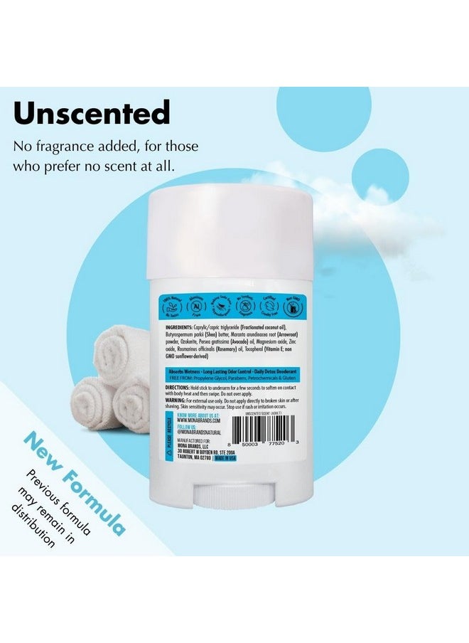 Brands All Natural Deodorant For Women & Men | For Sensitive Skin | No Aluminum Or Baking Soda | (Unscented 1.76 Oz)