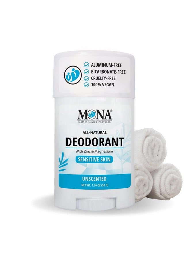 Brands All Natural Deodorant For Women & Men | For Sensitive Skin | No Aluminum Or Baking Soda | (Unscented 1.76 Oz)