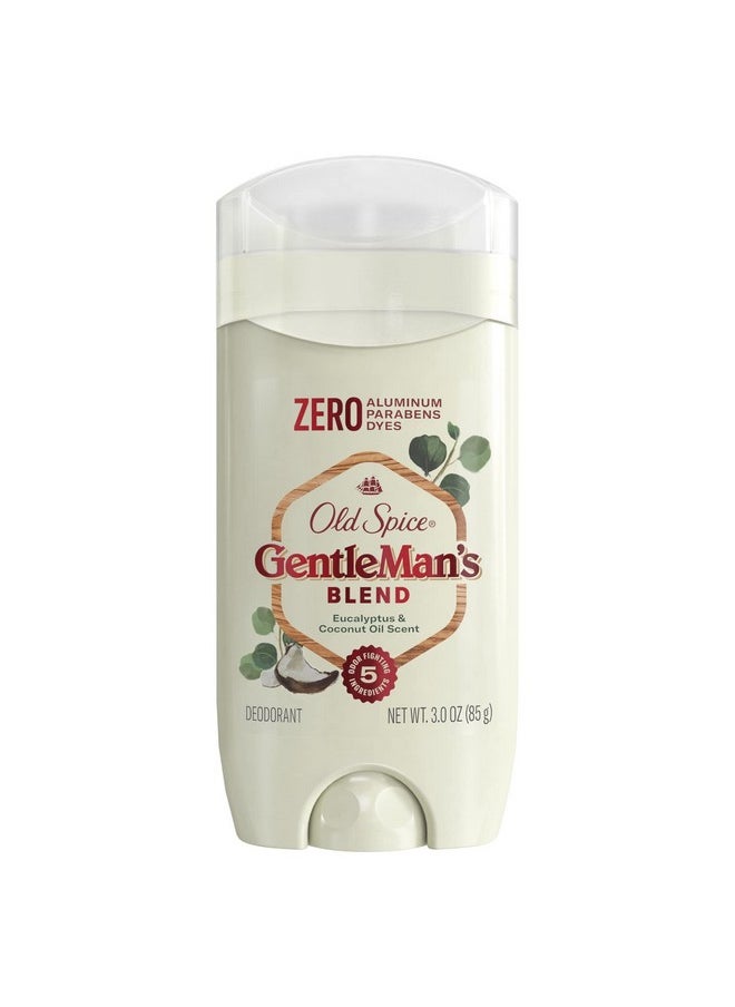 Gentleman'S Blend Deodorant Eucalyptus With Coconut Oil, Aluminum Free, 3.0 Oz