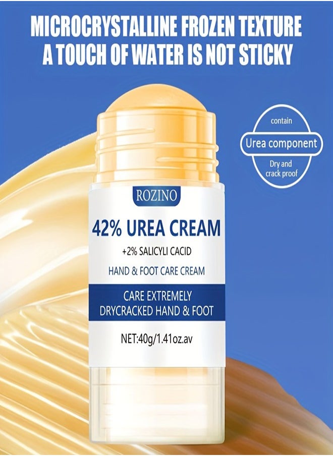 Urea Cream 42 Percent For Hands And Feet, Urea Foot Cream For Dry Cracked Heels Feet Knees Elbows, 42% Urea Lotion With 2% Salicylic Acid,