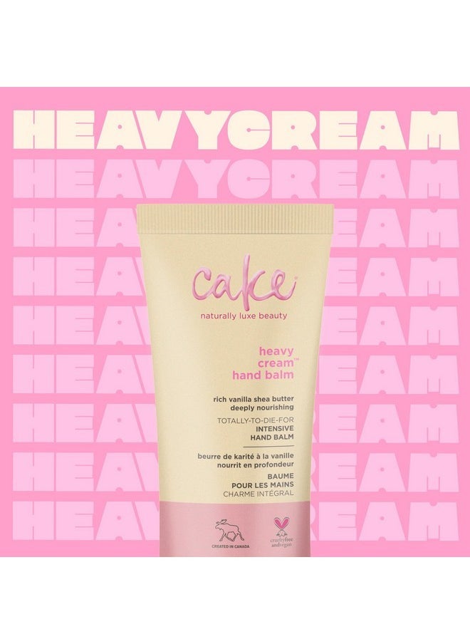 Hand Cream, Heavy Cream - Intensive Hand Repair Balm - Rich Moisture - Shea Butter & Aloe Vera - For Dry Hands - Travel Size 2 Oz.