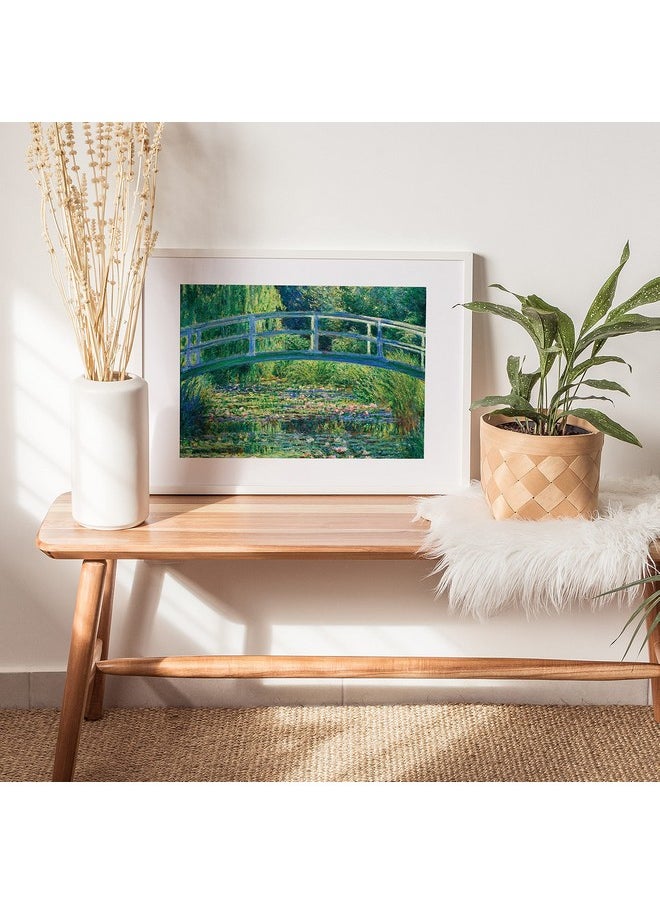 Mindbogglers Platinum 1500-Piece Jigsaw Puzzle: Bridge Over A Pond Of Water Lilies By Monet - Jigsaws For Adults -Deluxe Jigsaw Puzzles - 33X26In - Intricate Puzzles -Advanced Jigsaws-Hobbies