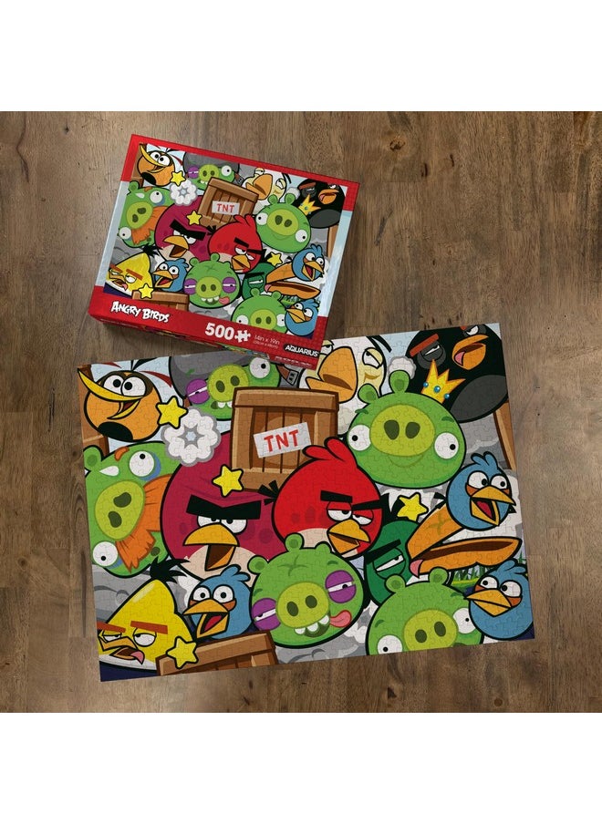 Angry Birds 500Pc Puzzle (500 Piece Jigsaw Puzzle) - Glare Free - Precision Fit - Officially Licensed Angry Birds Merchandise & Collectibles - 14X19 Inches