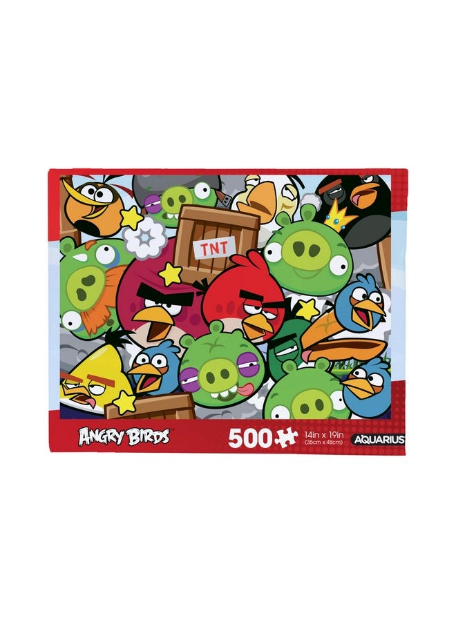Angry Birds 500Pc Puzzle (500 Piece Jigsaw Puzzle) - Glare Free - Precision Fit - Officially Licensed Angry Birds Merchandise & Collectibles - 14X19 Inches