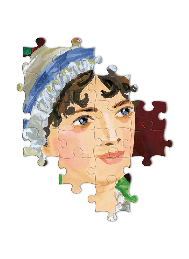 : Piece And Love Jane Austen'S Book Club 1000-Piece Square Adult Jigsaw Puzzle, Jigsaw Puzzle For Adults And Families, Includes Glossy, Sturdy Pieces And Minimal Puzzle Dust