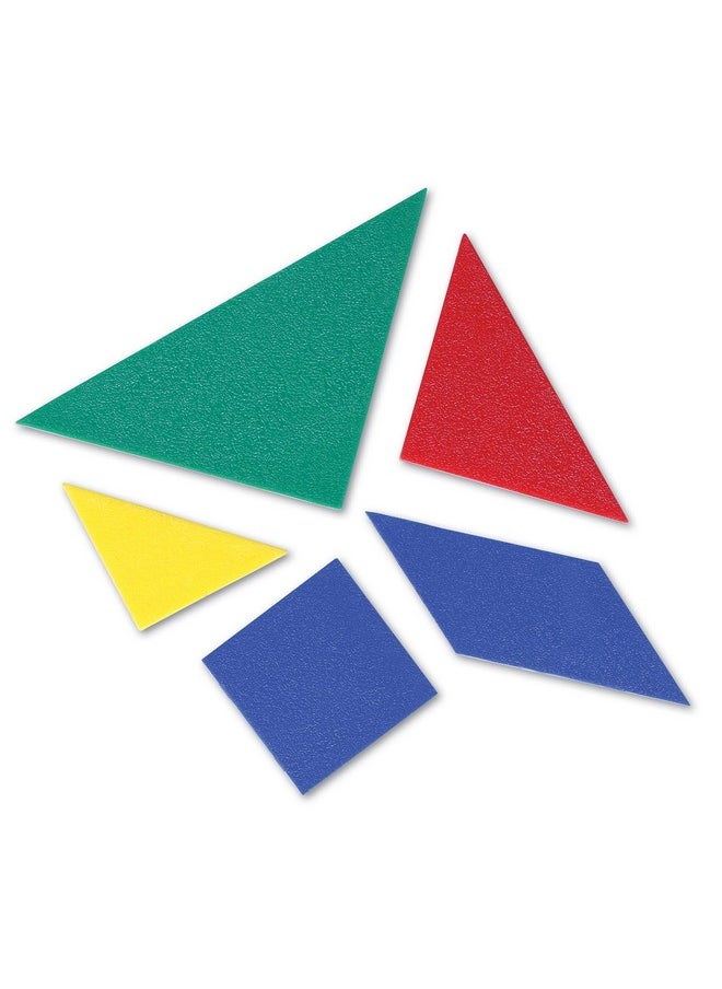 Classpack Tangrams Math Manipulative Geometric Shapes Puzzle 4 Colors Ages 5+