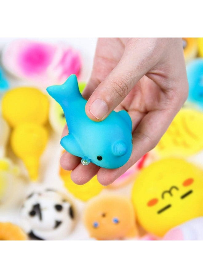 Random 70Pcs Squeeze Toys Birthday Gifts For Kids Party Favors Slow Rising Simulation Bread Squeeze Stress Relief Toys Goodie Bags Egg Filler Keychain Phone Straps 1 Jumbo Squeeze Include