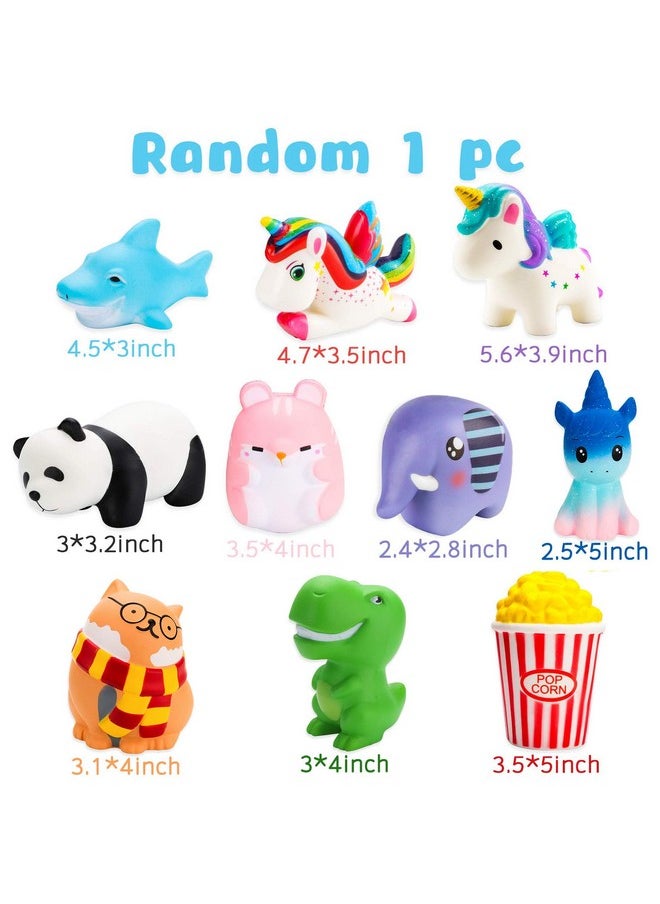 Random 70Pcs Squeeze Toys Birthday Gifts For Kids Party Favors Slow Rising Simulation Bread Squeeze Stress Relief Toys Goodie Bags Egg Filler Keychain Phone Straps 1 Jumbo Squeeze Include