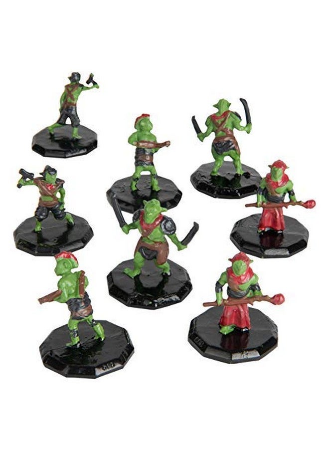 8 Painted Fantasy Goblin Mini Figures All Unique Designs 1