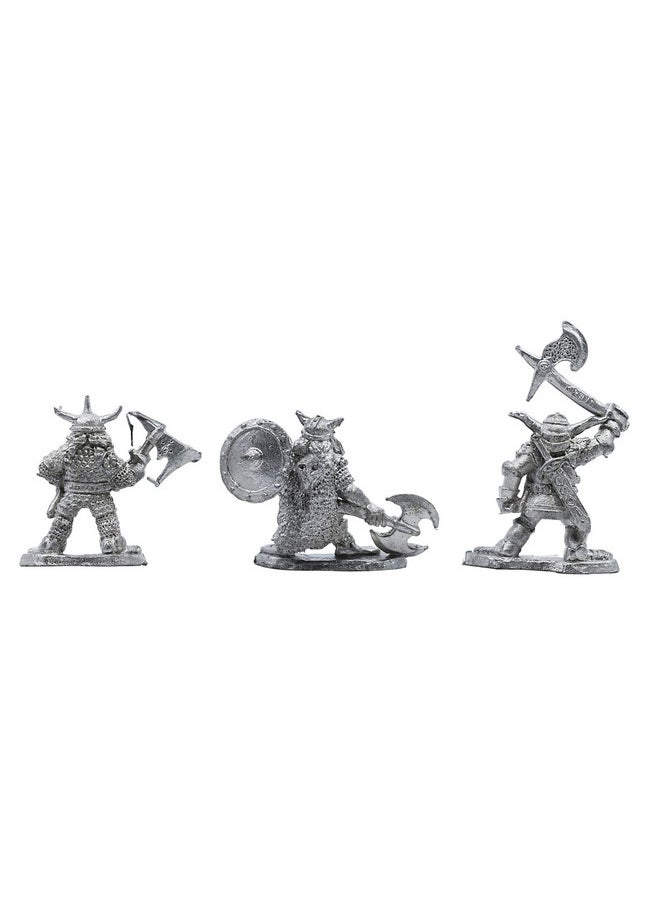 3 Piece 3Stage Dwarf Fighter Set 100% Leadfree Pewter Classic Fantasy Miniatures For 28Mm Table Top Games Made In Usa Ral Partha Miniatures