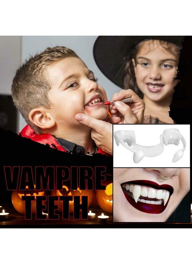 Halloween Vampire Fangs Spoof Friends Retractable Braces Party Prom Role Play False Fangs Teeth Props 1428