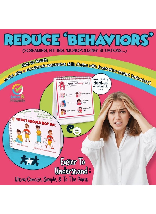 Kids Emotions & Social Life Skills Autistic Children Set Asd Child Boys Girl Teen Learning Materials Toys Game Sensory Special Needs No 1-3 Toddlers Age Gifts 3 4 5-7 8-12 Products