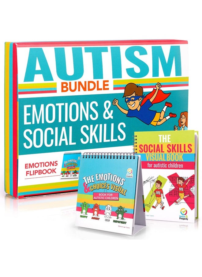 Kids Emotions & Social Life Skills Autistic Children Set Asd Child Boys Girl Teen Learning Materials Toys Game Sensory Special Needs No 1-3 Toddlers Age Gifts 3 4 5-7 8-12 Products