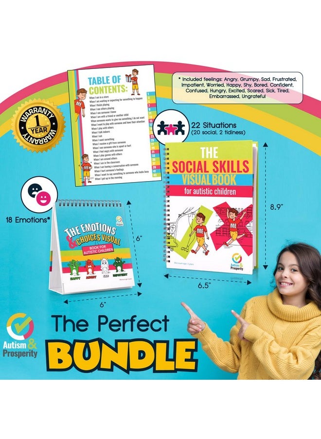 Kids Emotions & Social Life Skills Autistic Children Set Asd Child Boys Girl Teen Learning Materials Toys Game Sensory Special Needs No 1-3 Toddlers Age Gifts 3 4 5-7 8-12 Products