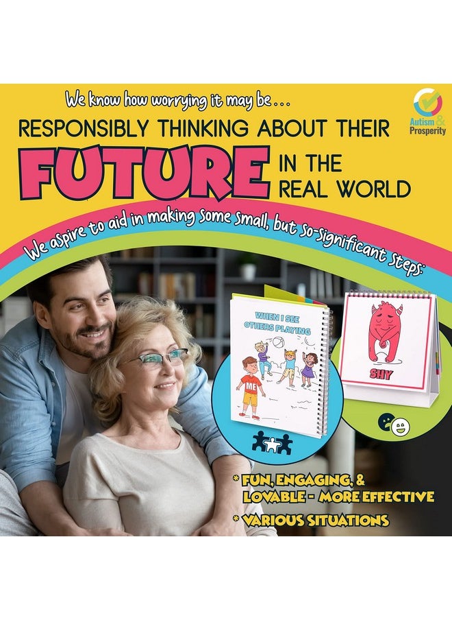 Kids Emotions & Social Life Skills Autistic Children Set Asd Child Boys Girl Teen Learning Materials Toys Game Sensory Special Needs No 1-3 Toddlers Age Gifts 3 4 5-7 8-12 Products