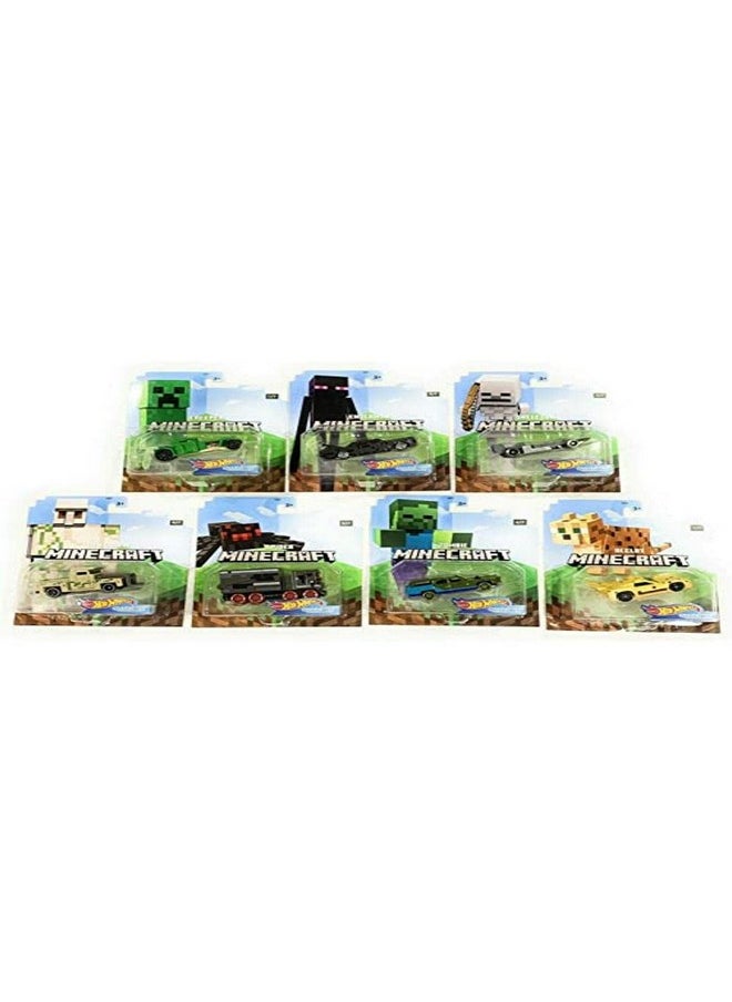 2020 1:64 Gaming Characters Cars Minecraft Complete Set Of 7