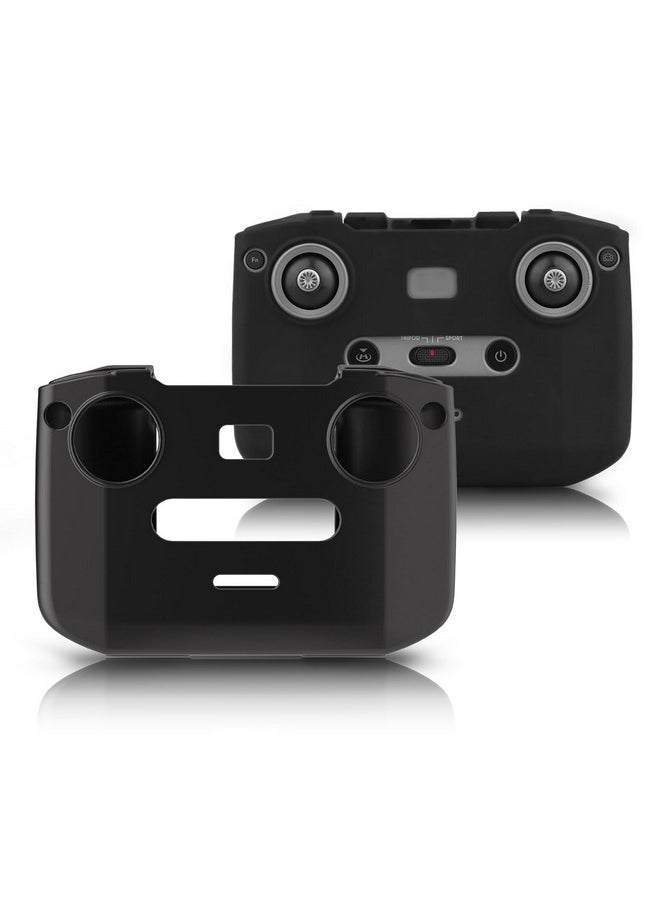 Brdrc Air 3S Silicone Sleeve Protective Cover Case For Dji Rc-N3/Rc-N1/Rc-N2 Remote Control,Mini 3 Pro/Mini 4 Pro/Mini 2/Air 3 2S Control Protector Accessory(Black)