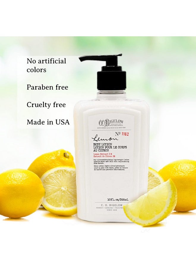 C.O. Bigelow Apothecary Duo Lemon Hand Care Hand Soap & Lotion Gift Set Of Two Skin Care For Dry Skin With Moisturizing Lotion & Liquid Hand Wash 10Fl Oz Each