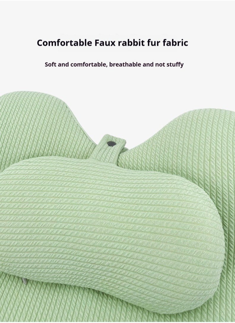 Memory foam pillow, ergonomic design, back pillow