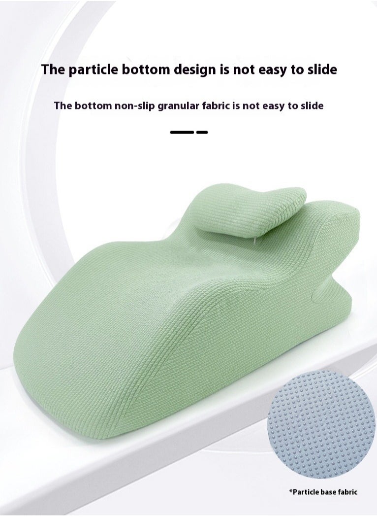 Memory foam pillow, ergonomic design, back pillow