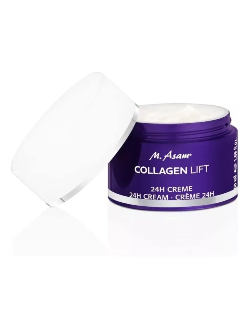 COLLAGEN LIFT 24h Cream 50ml  Face Cream For Women With Collagen Boost Day and Night Moisturizer Anti Aging Face Cream For Firmer Skin