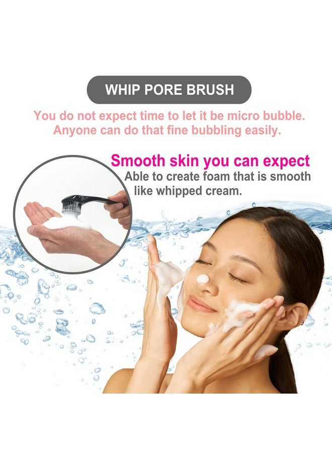 Japanese Soft ''Whip Pore'Face Cleansing Brush By Vess