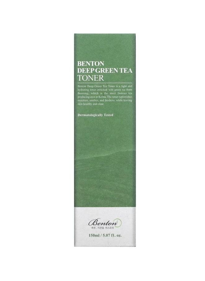 Deep Green Tea Toner 5.07 fl oz 150 ml