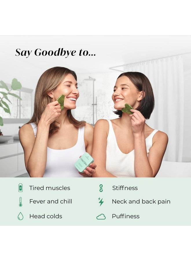 Gua Sha Facial Tools Massage Tool Jawline Sculptor Face Sculpting Tool For Your Skincare Routine Jade Gua Sha