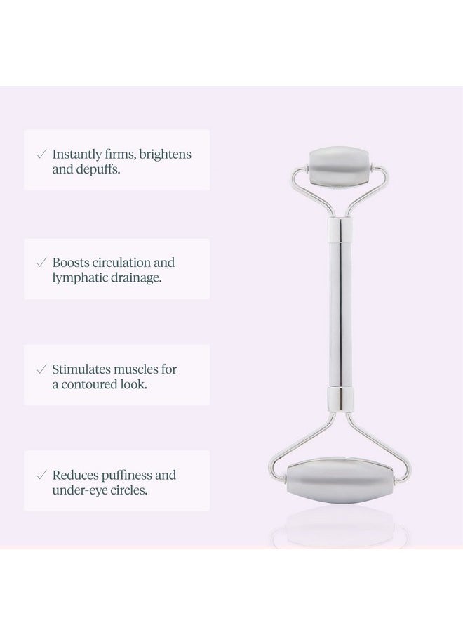 Liquid Gym Facial Roller Stainless Steel Face Roller Massager Eye Roller For Puffy Eyes And Dark Circles Face Sculpting Tool