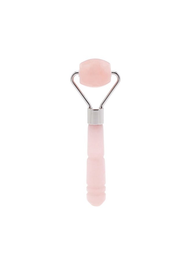 Rose Quartz Mini Roller Facial Massager For Wrinkles And Fine Lines Antiaging Face Lift Skin Care Beauty Tool