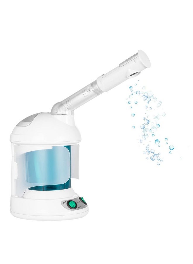 Facial Steamer Warm Mist Face Steamer Professional Hot Mist Moisturizing Nano Ionic Table Top Mini Steamer Spa 360° Rotatable Hydration System Sprayer Hydration Use At Home Sauna Spa Or Salon