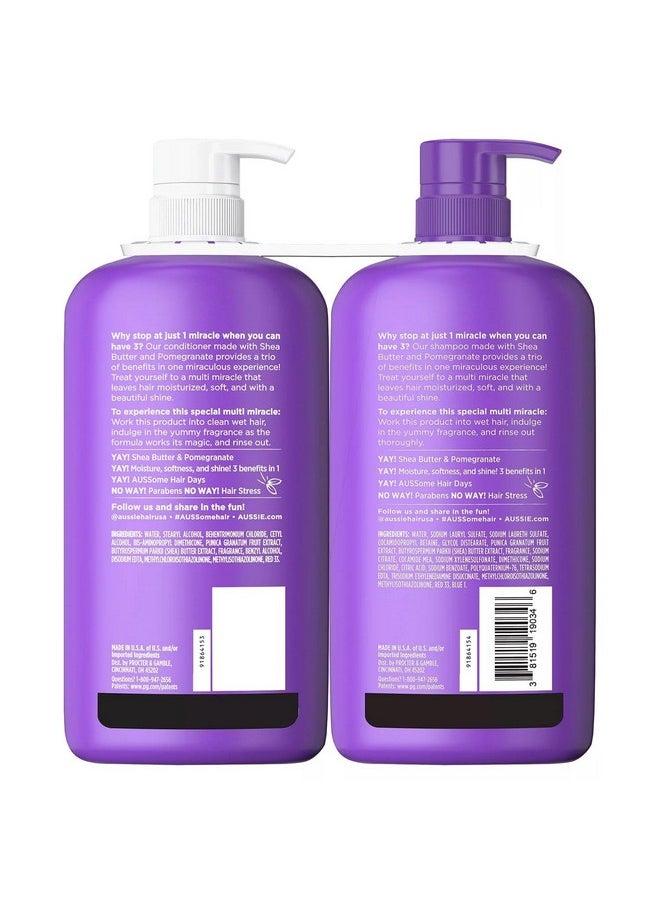 Multi Miracle Shampoo & Conditioner, Pomegranate & Shea Butter (33 Fl Oz)